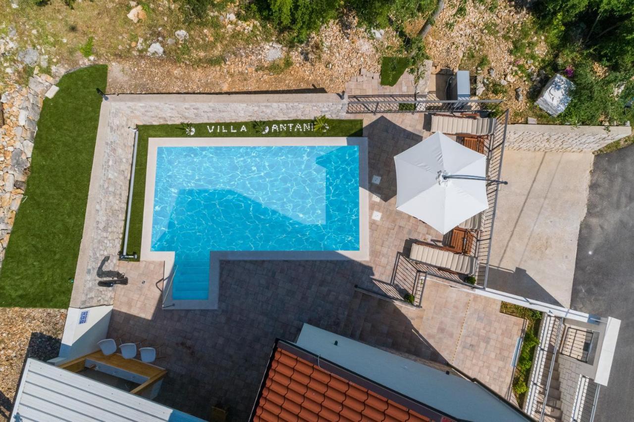Villa Antani With Heated Pool, Sauna & Jacuzzi Цриквениця Екстер'єр фото